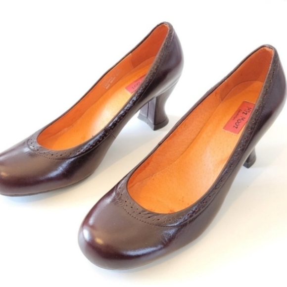Miz Mooz Alexis Pumps Heels Size 38 Brown. - Picture 2 of 3